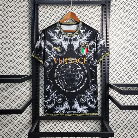 italien versace trikot schwarz|Italien Versace 2023.